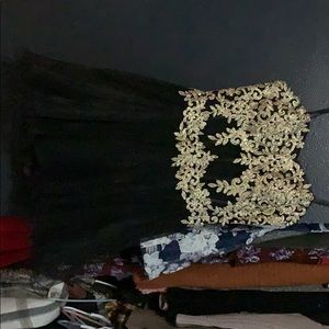 Homecoming dress! Black and gold!